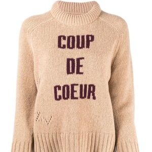 Zadig & Voltaire Coup De Coeur Jumper In Neutrals